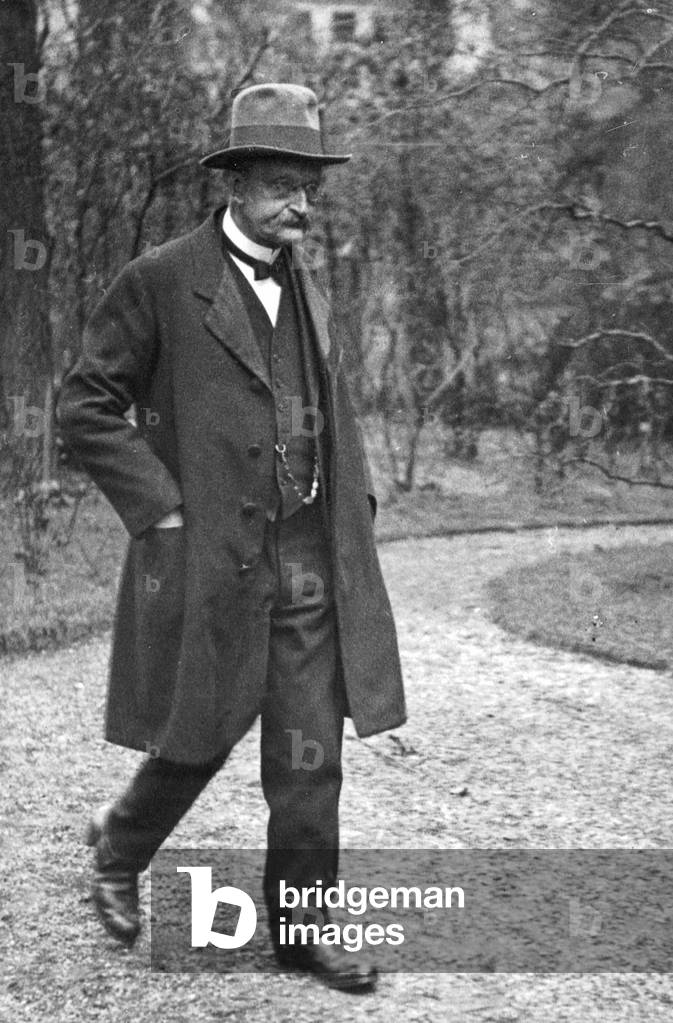 Max Planck (1858-1947) German physicist at home in Berlin in 1931