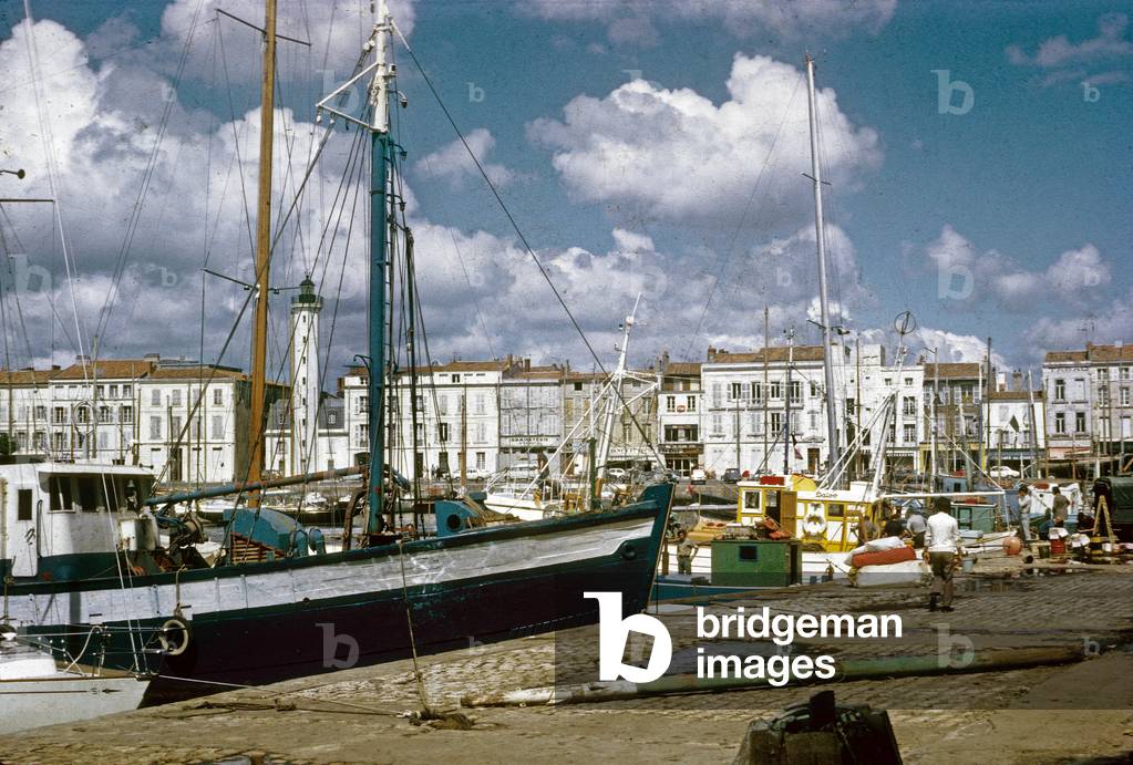 La Rochelle, France, c. 1970 : the harbour