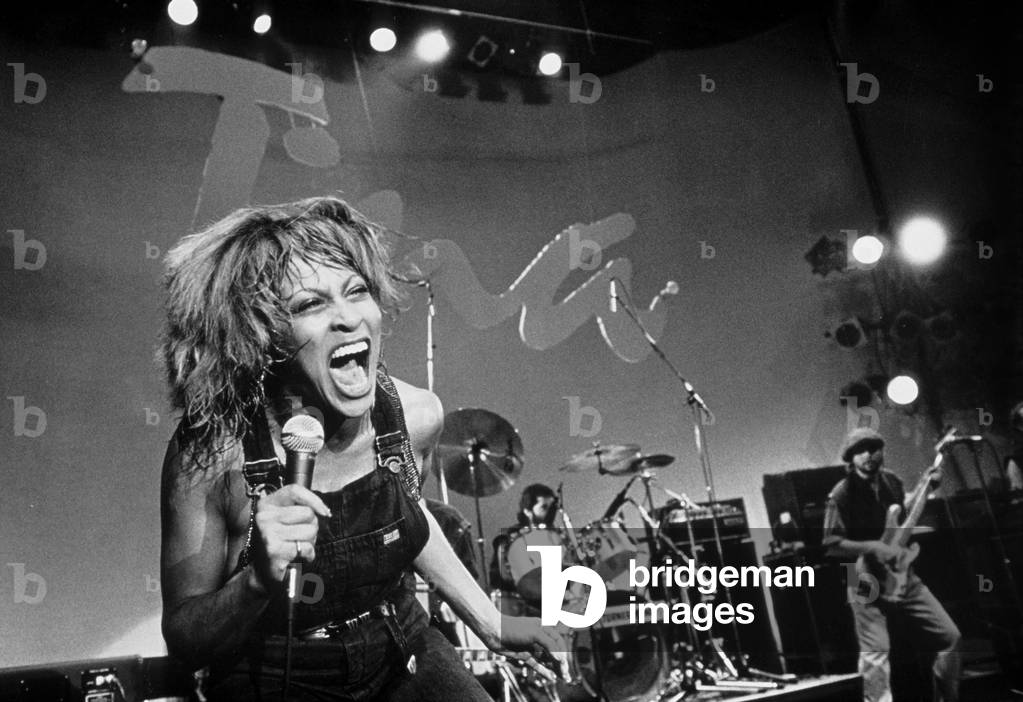 Tina Turner singing for the American TVshow 