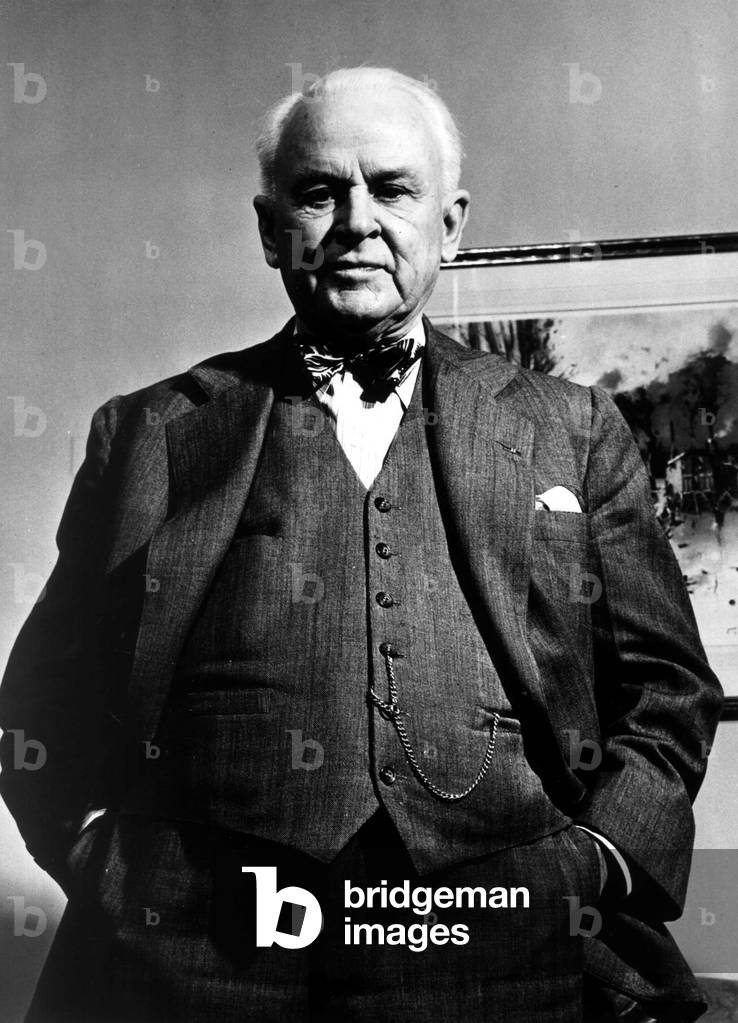 Dr Robert Andrews Millikan (1868-1953) American physisicts, physics Nobel prize in1923, here c. 1930