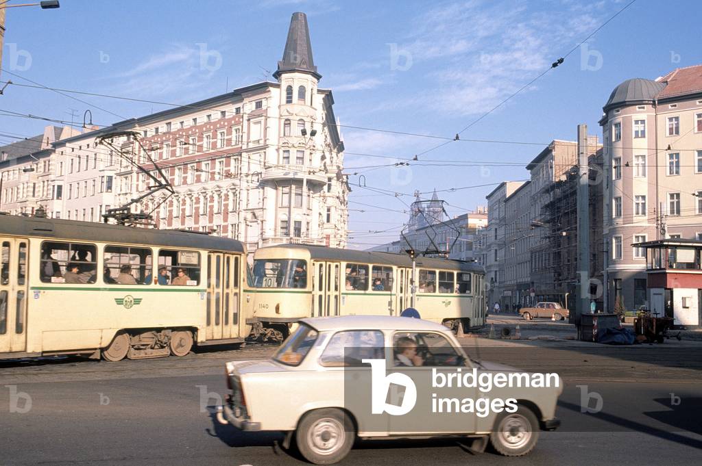 Trabant car in Magdeburg, Germany, 70's