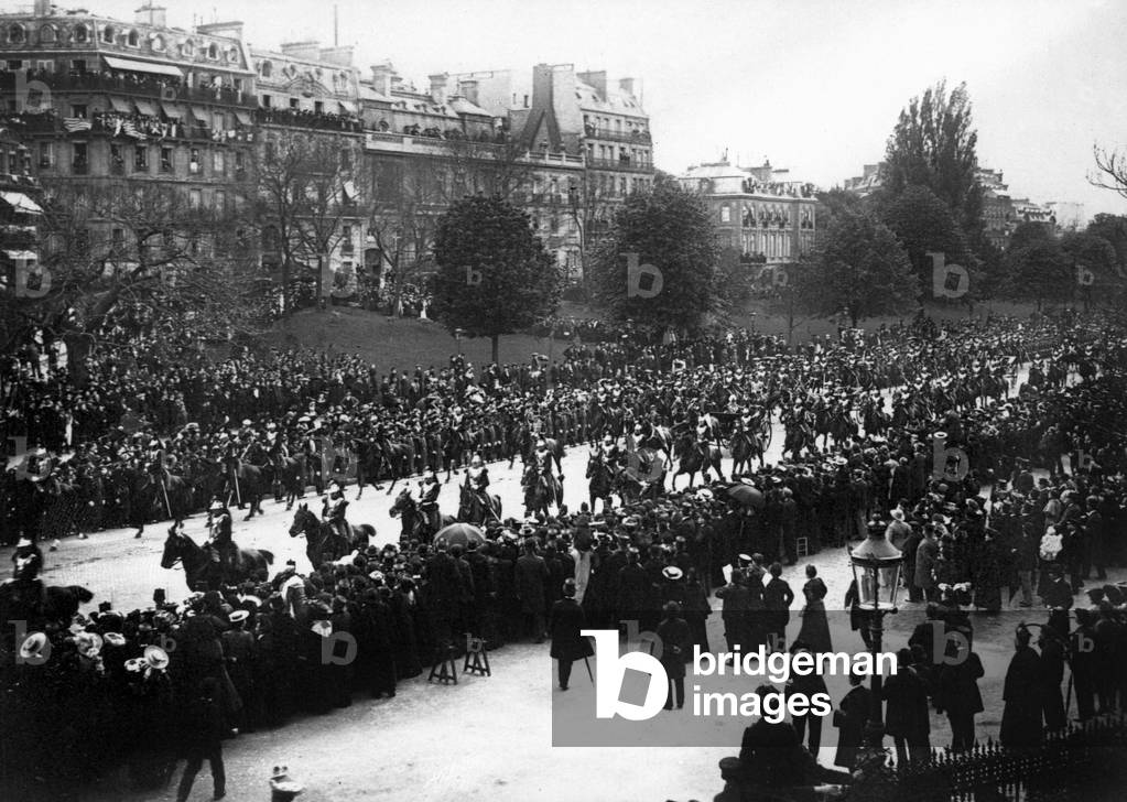 Visit of English King  Edward VII in Paris, May 1903