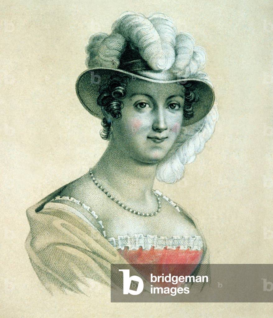Anne Francoise Hippolyte Boutet, aka Mademoiselle Mars (1779-1847) French Actress, engraving