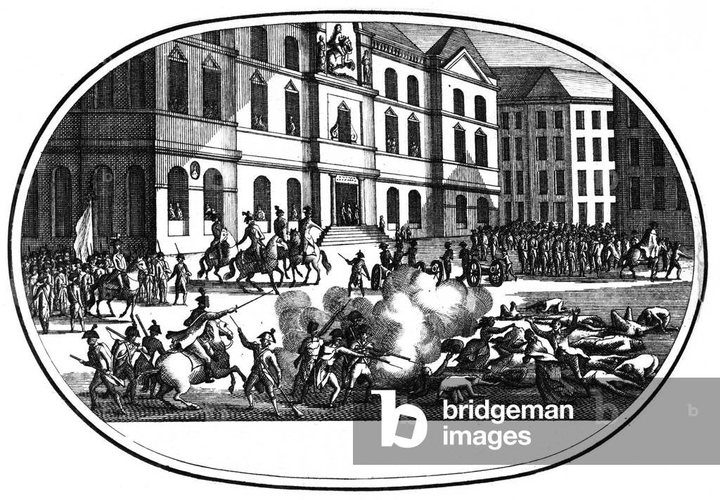 Counter-Revolutionary Riots in Lyon, 1793 (engraving)