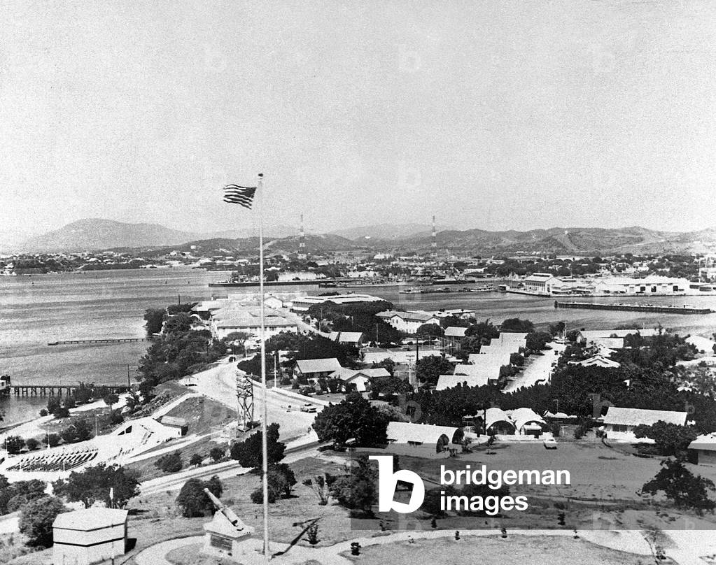 American base at Guantanamo Cuba April 14, 1961 a few days before the operation of Bay of Pigs Playa during the missiles crisis