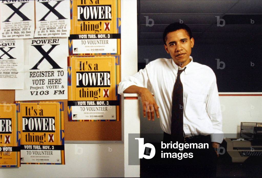Barack Obama,  Project Vote  director, 1992 (photo)