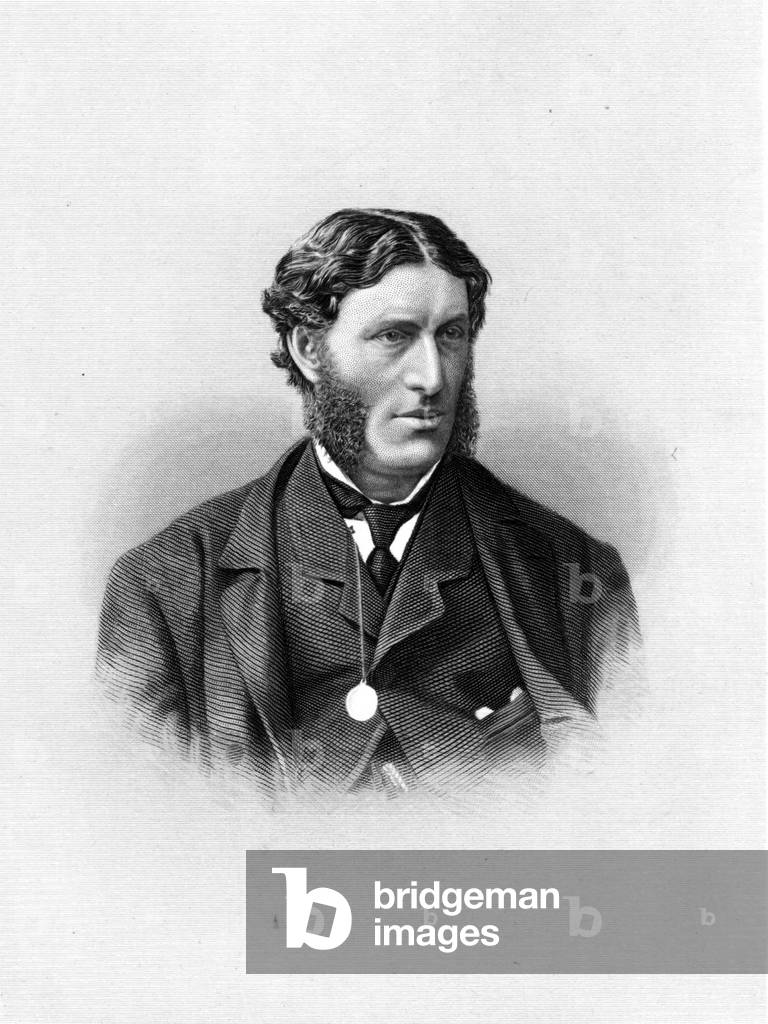 Matthew Arnold (1822-1888) anglsh poet and critic, engraving