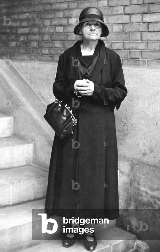 Marie Curie (1867-1934) French physicist here in 1929 (b/w photo)