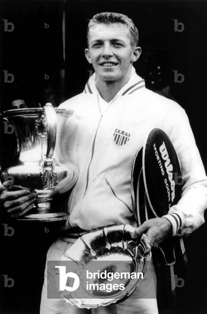 American tennisman Tony Trabert after his victory in Forest Hill September 14, 1955