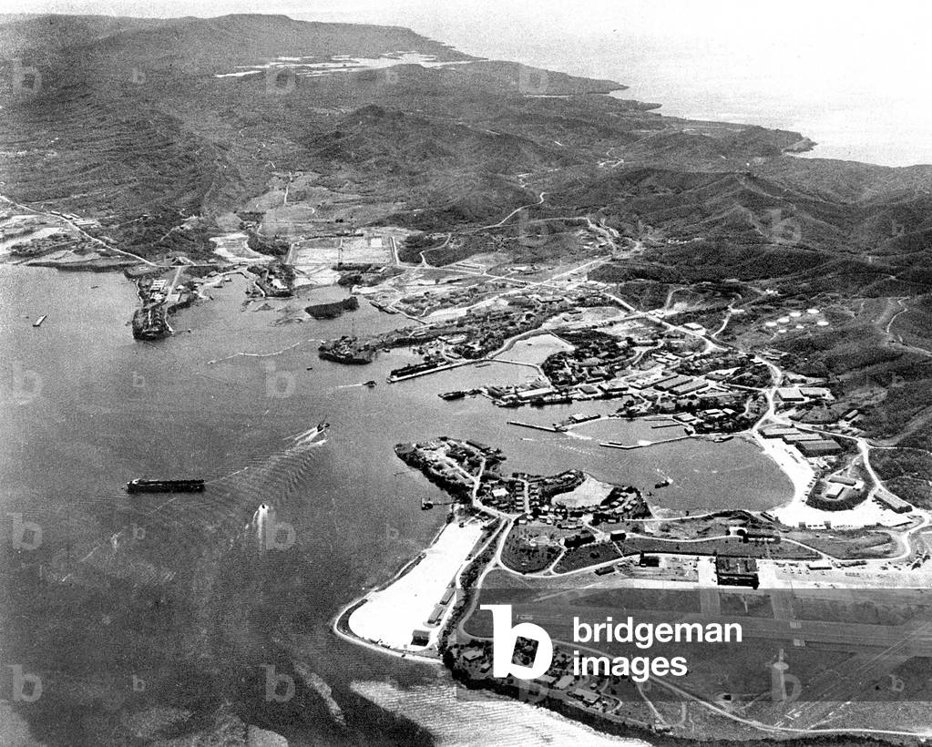 American base at Guantanamo Cuba April 14, 1961 a few days before the operation of Bay of Pigs Playa during the missile crisis