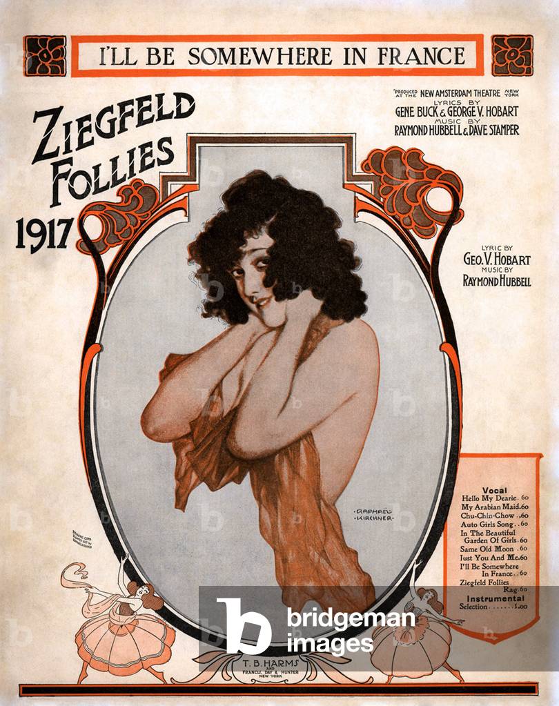 Ziegfeld Sheet Music Ziegfeld Follies of 1917 (I will be somewhere in France)