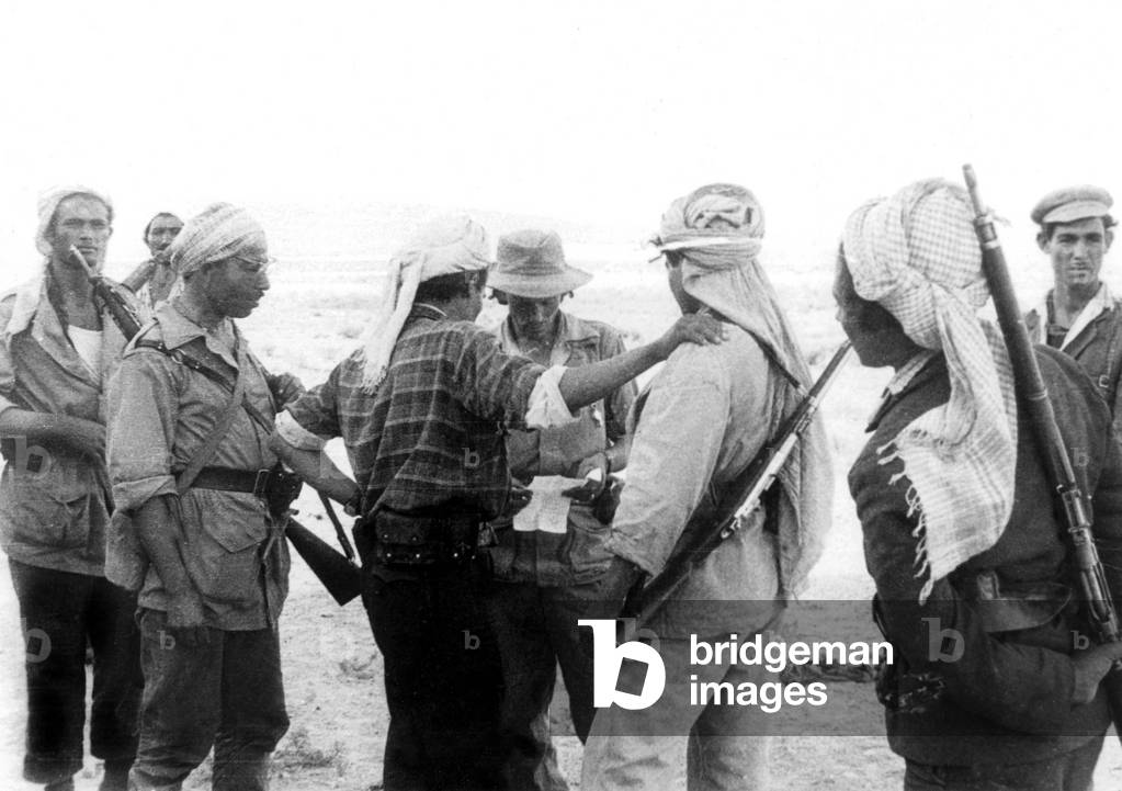 MNA algerian nationalist rebels (MessaliHadj's party) August 17, 1959 in Algeria during the war