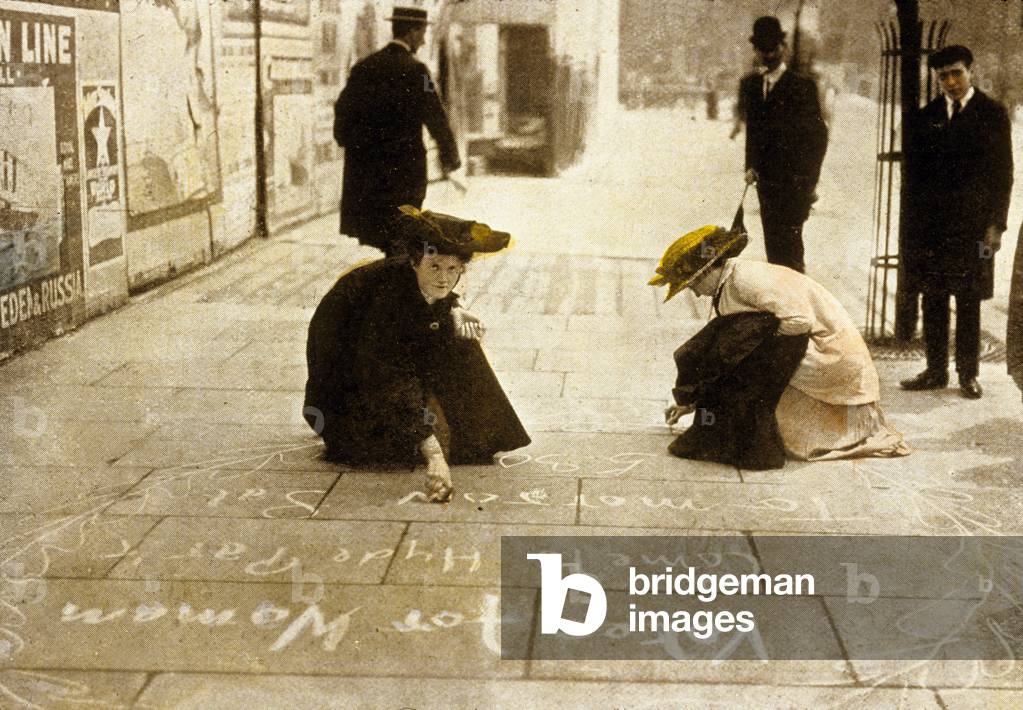 English Suffragettes, 1912 (photo)