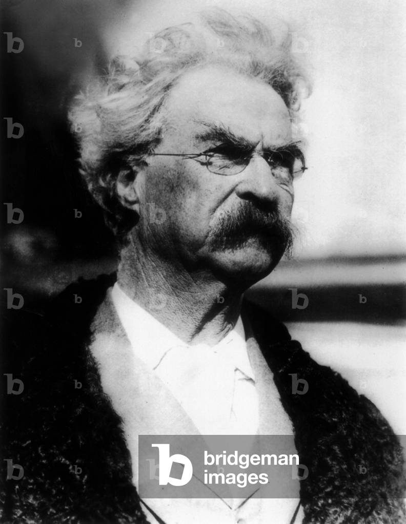 Samuel Langhorne Clemens aka Mark Twain (1835-1910) American journalist and novelist