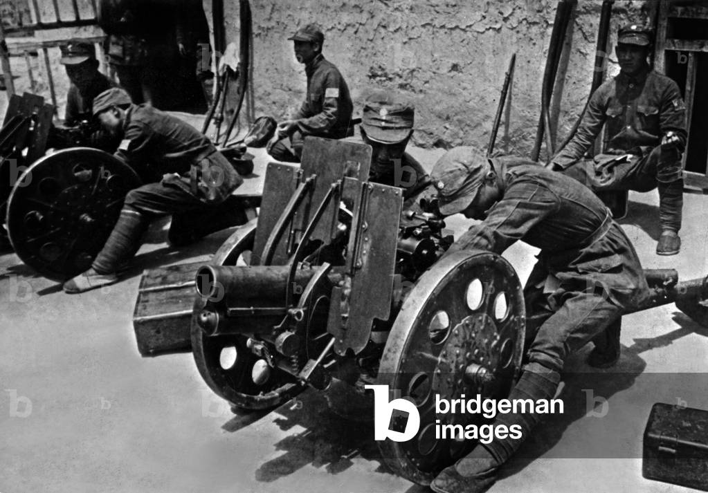 Sector of the People's Republic of China their artillery was captured from the japs 1946-48