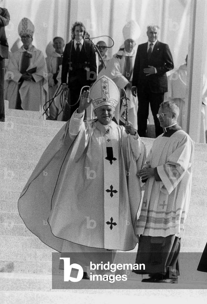 Pope John Paul II (Karol Wojtyla, 1920-2005) during his travel in Poland June 1979