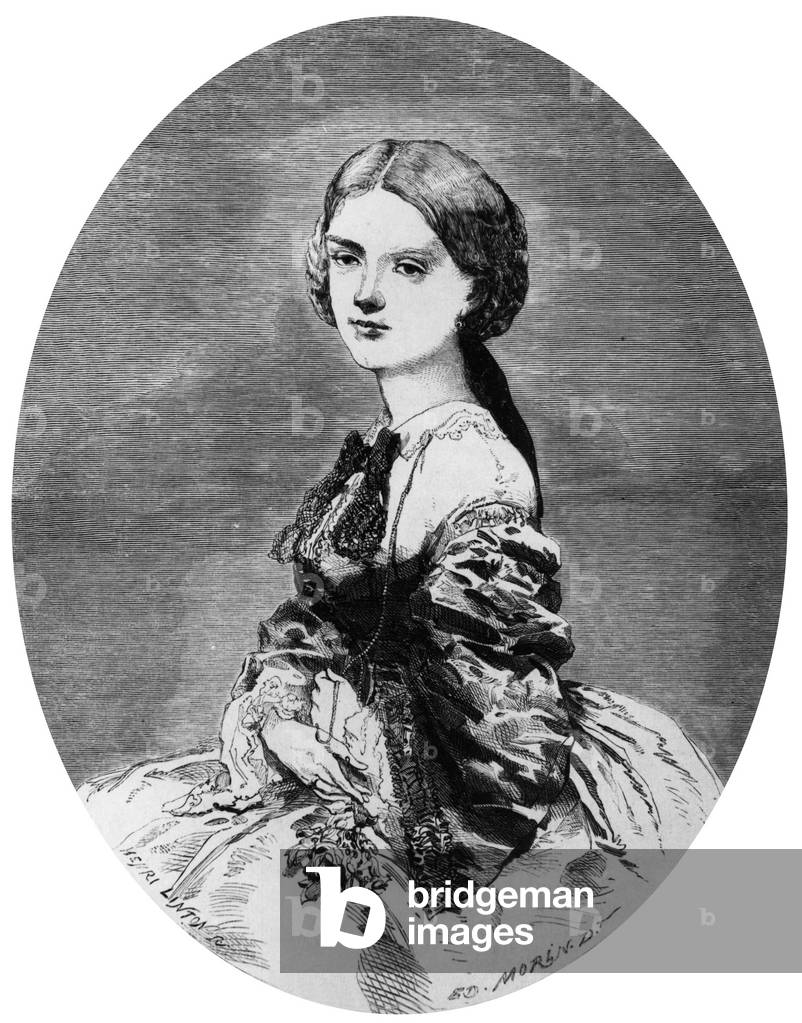 Princess Maria Clotilde of Savoy (engraving)