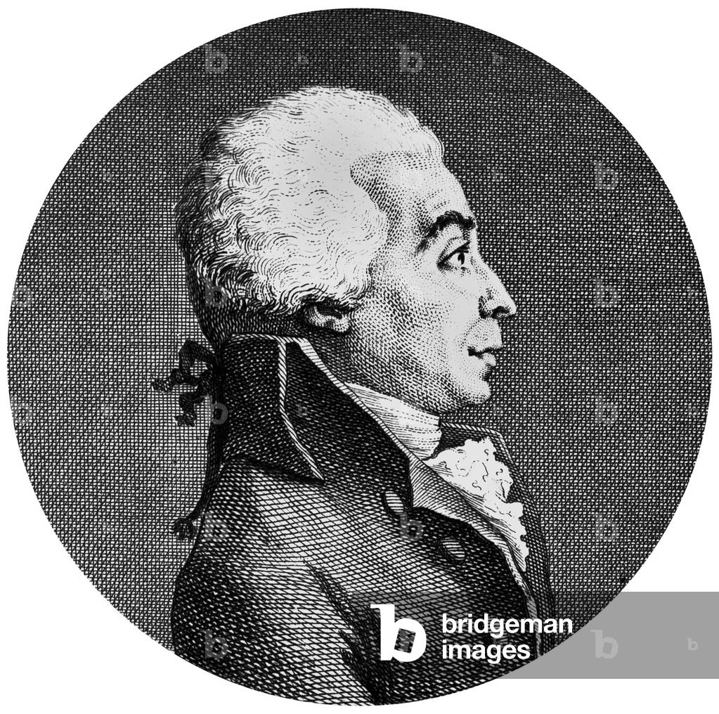 Dominique Garat the Eldest (1735-1799) French deputy, engraving