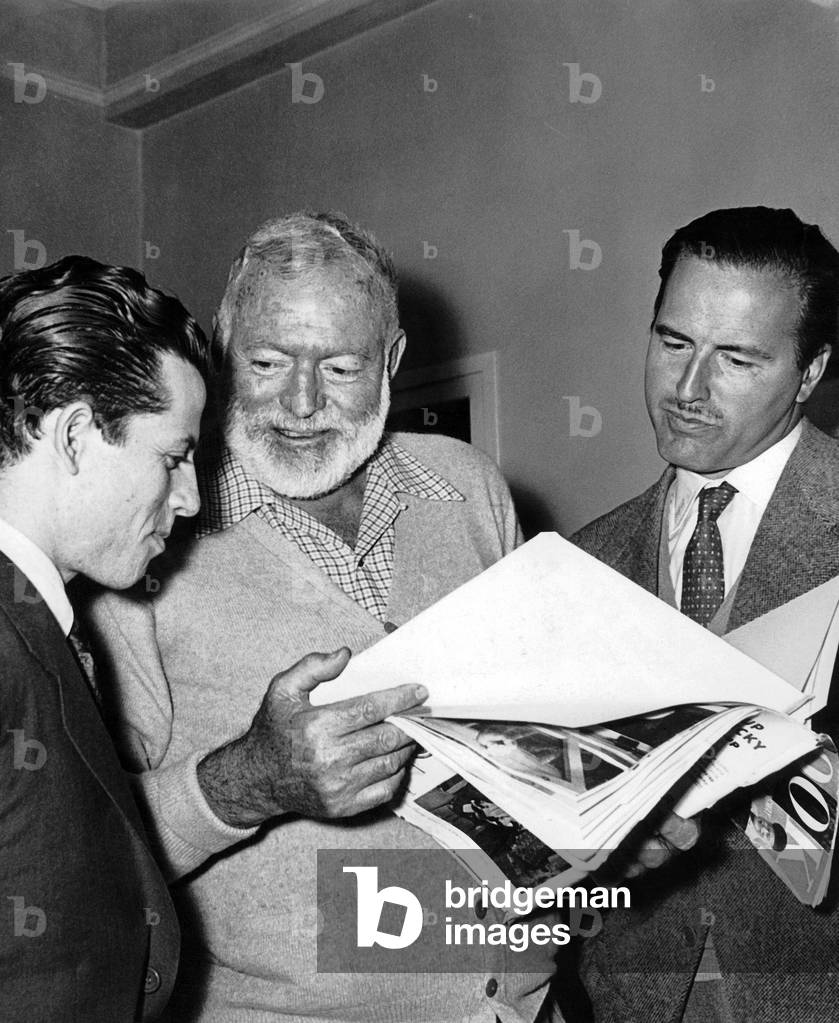 American writer Ernest Hemingway (1899-1961) came to settle in Madrid, Spain for convalescing, October 1st, 1956