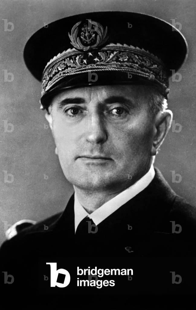 Jean Francois Darlan (1881-1942) French admiral and member of the Vichy government during the war