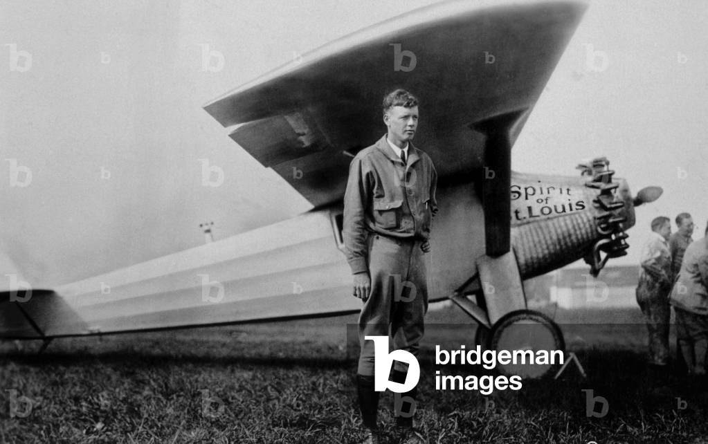 Charles Lindbergh (b/w photo)