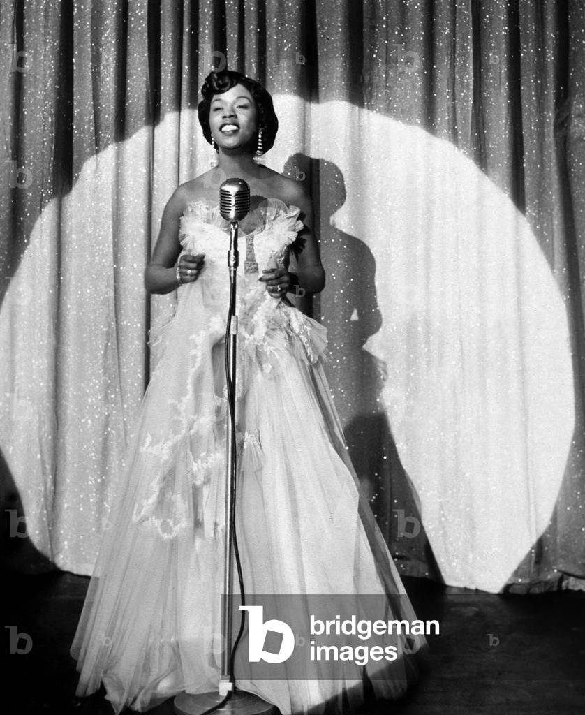 Sarah Vaughan (1924-1990) American jazz Singer c. 1945