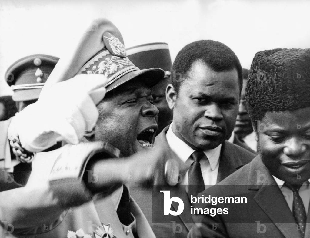 President of Central African Republic Bokassa during visit in Congo August 19, 1966