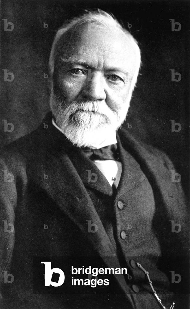 Andrew Carnegie (1835-1919) American industrialist here c. 1912