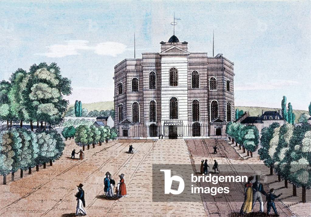 The observatory of Paris, built in 1667 by Claude Perrault, engraving, c. 1800