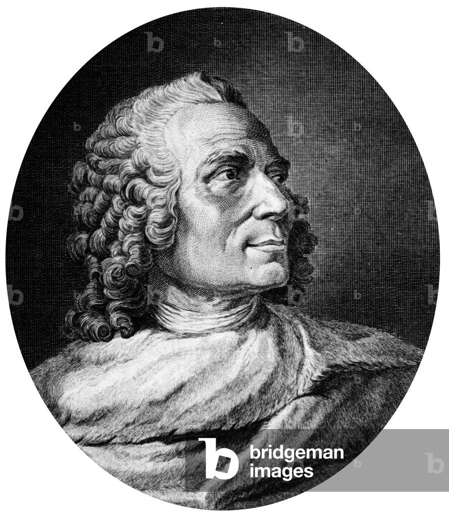 Jean Astruc (1684-1768) French physician, theorician (syphilis), engraving