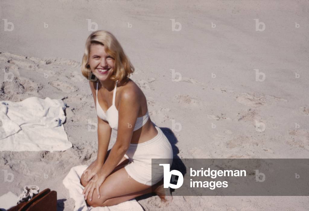 Sylvia Plath on holiday, 1953 (photo)