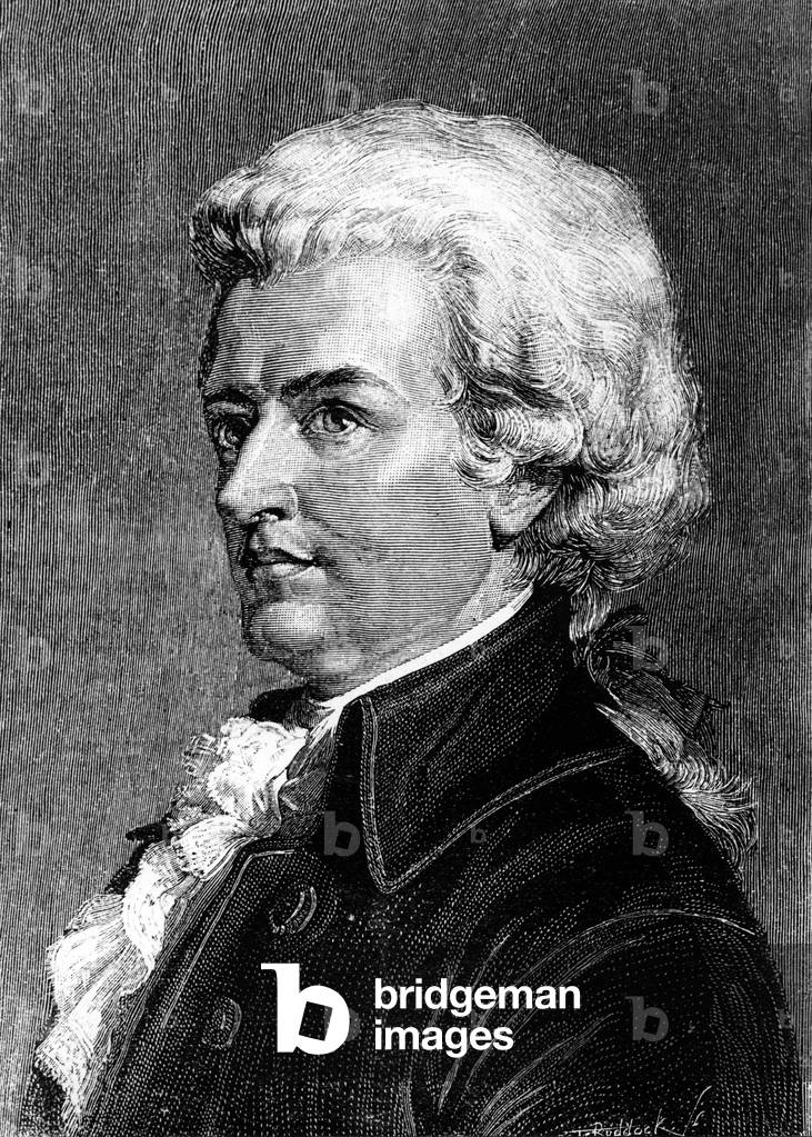 Wolfgang Amadeus Mozart (1756-1791) (engraving)