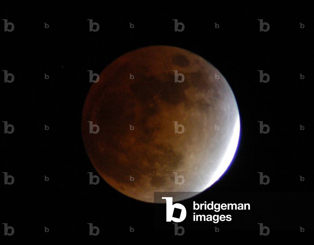 Lunar eclipse seen from Merritt Island, August 11th, 2003.