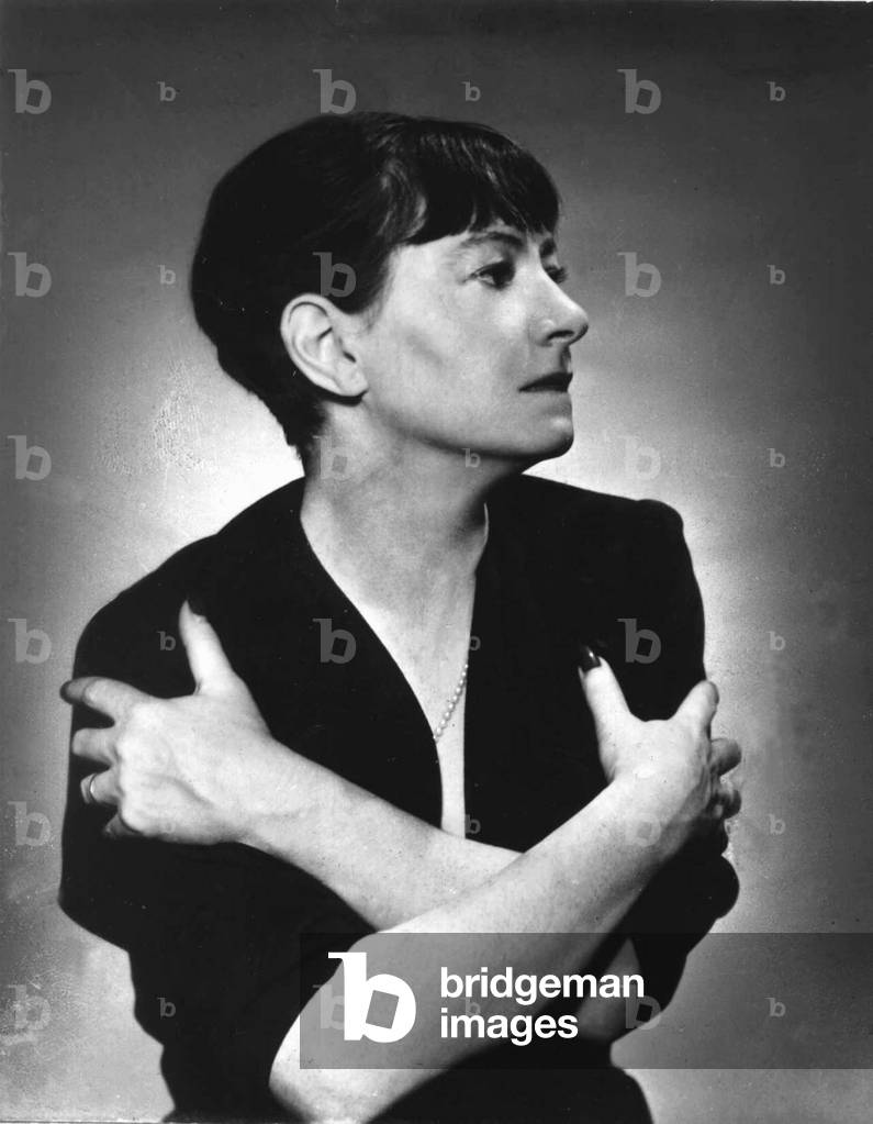 Dorothy Parker (1893-1967) American poet c. 1945