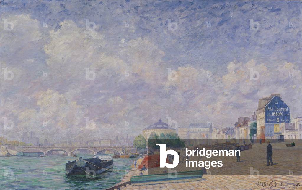La Senna a Bercy, 1885 (olio su tela)