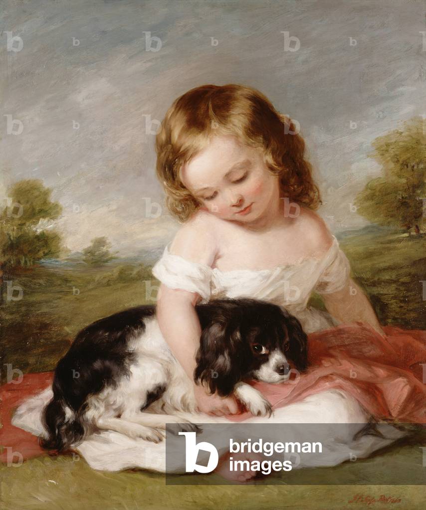 Portrait of Sir Henry M. Meysey-Thompson (1845-1929) 1st Baron Knaresborough as a Boy, 1860 (oil on canvas)