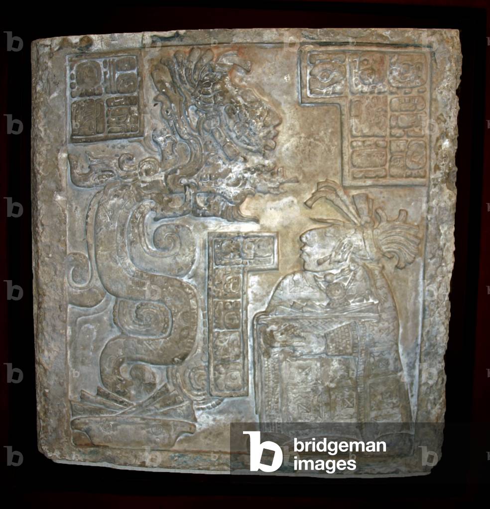 Architrave Yaxchilan 15, arte maya