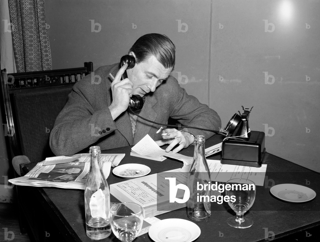 Oslo 19490129 The leaders of the Nordic countries meet in the military society to …, 1949 (photo)