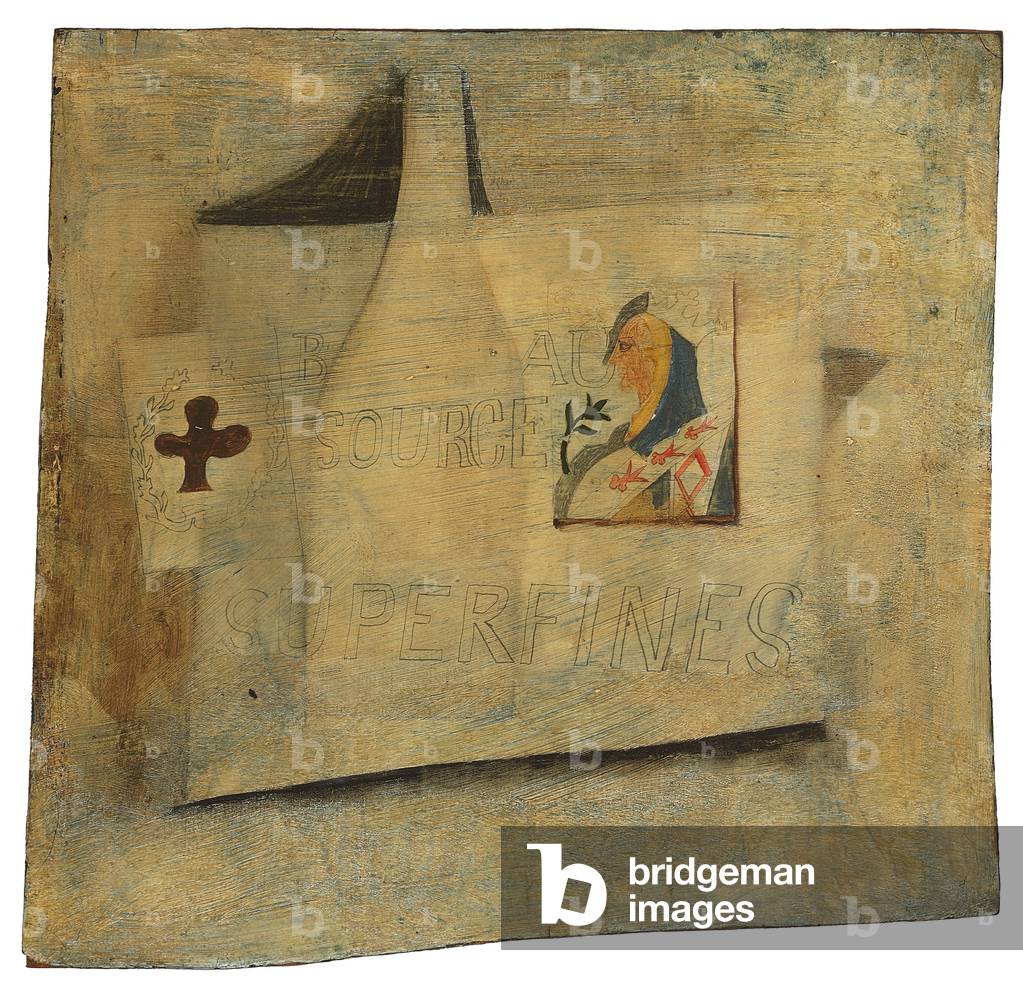 Immagine di Disegno "1931-32 (asso di club)" 1931 di Ben Nicholson, b/w