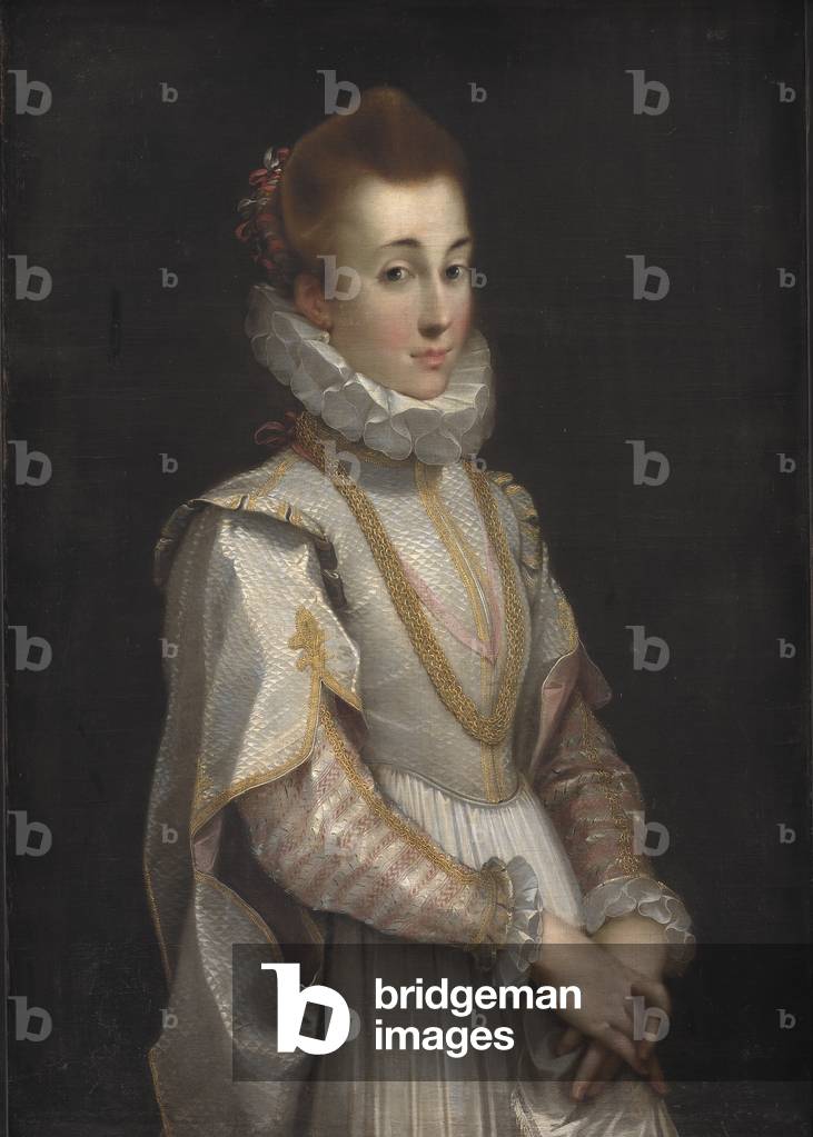Bild von Gemälde "Portrait einer jungen Dame" 1600 von Federico Fiori Barocci or Baroccio