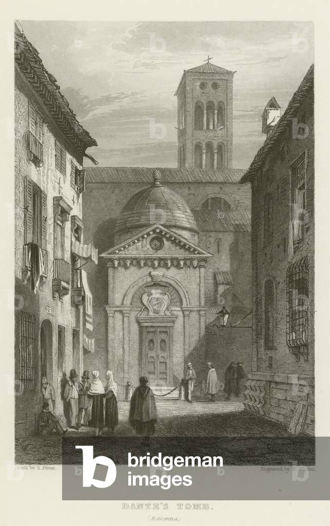 Tomba di Dante, Ravenna (incisione)