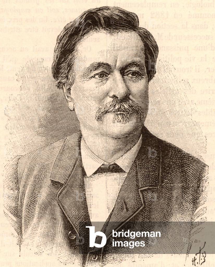 Ritratto di Paul Bert, 1886 (incisione)