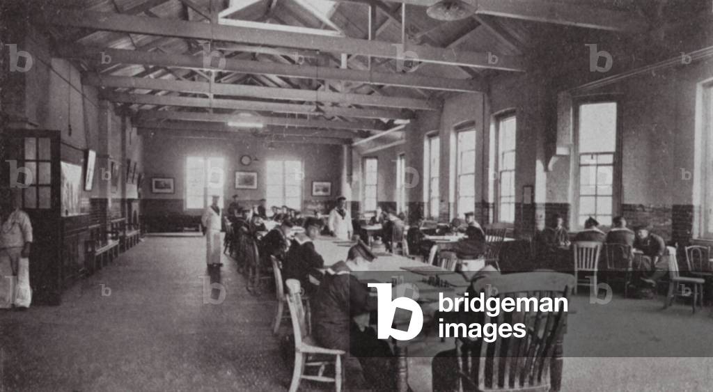 Bild von Fotografie "Royal Naval Barracks" 1901 von English Photographer
