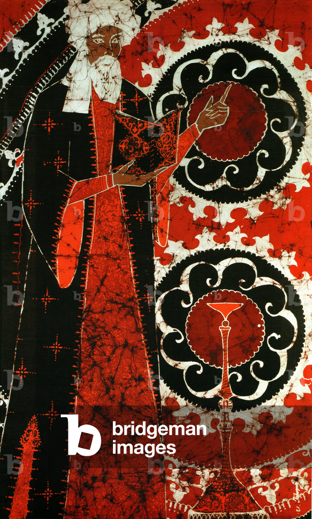 Der Denker, 1985 (Batik)