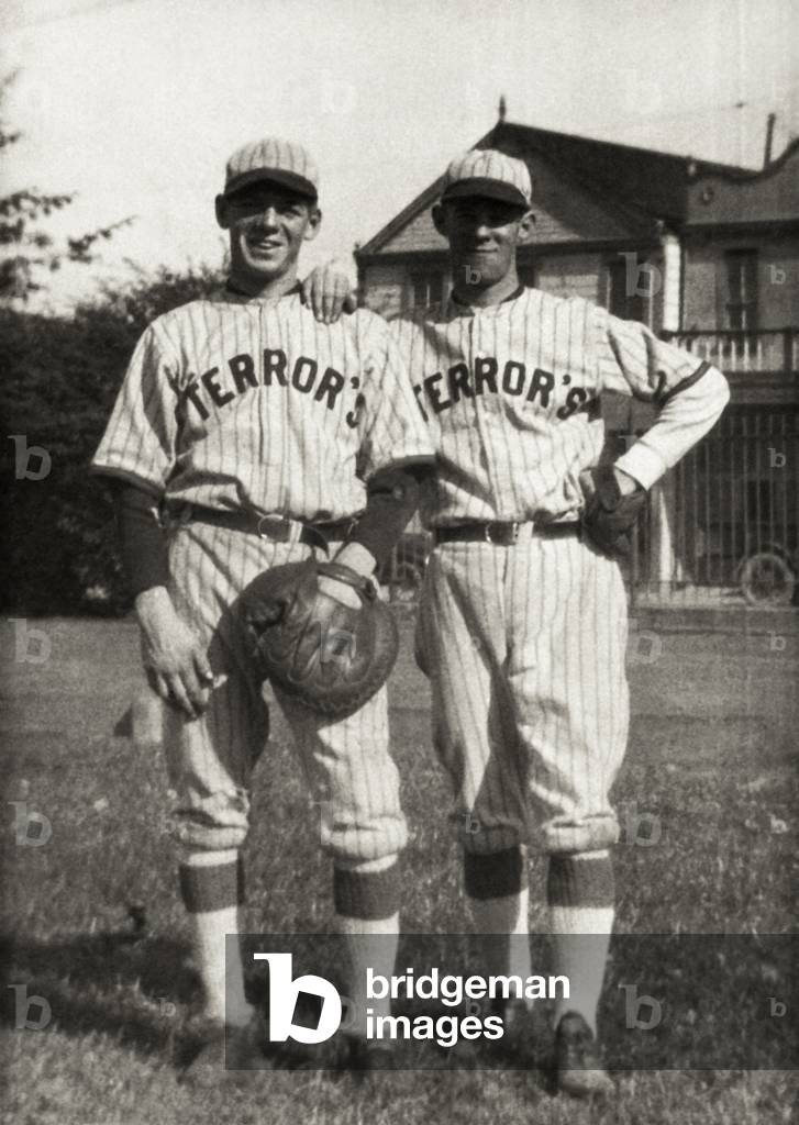 Immagine di Fotografia "Squadra di Baseball del Terror (foto b/n)"