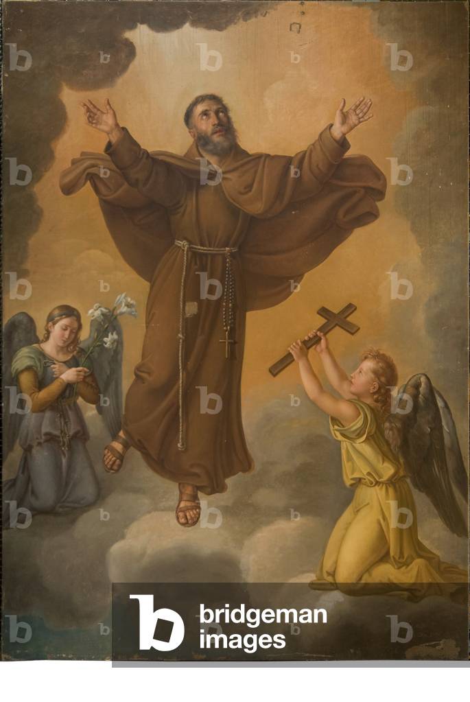Ascensione del beato Angelo da Acri, 1825 (olio su tela)