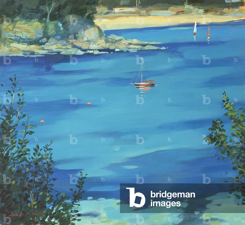 Bild von Gemälde "Salcombe", 2000 von Jennifer Wright