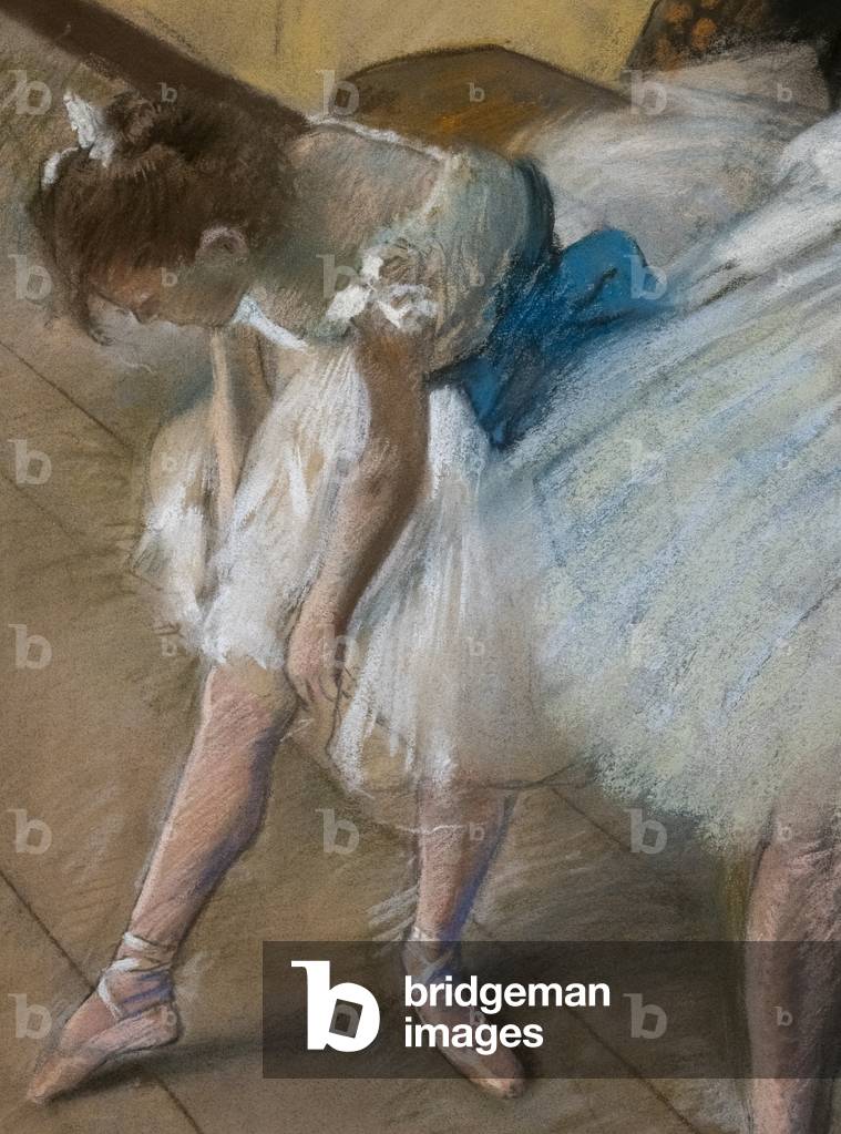 Esame di danza (particolare). 1880. Pastello su carta.