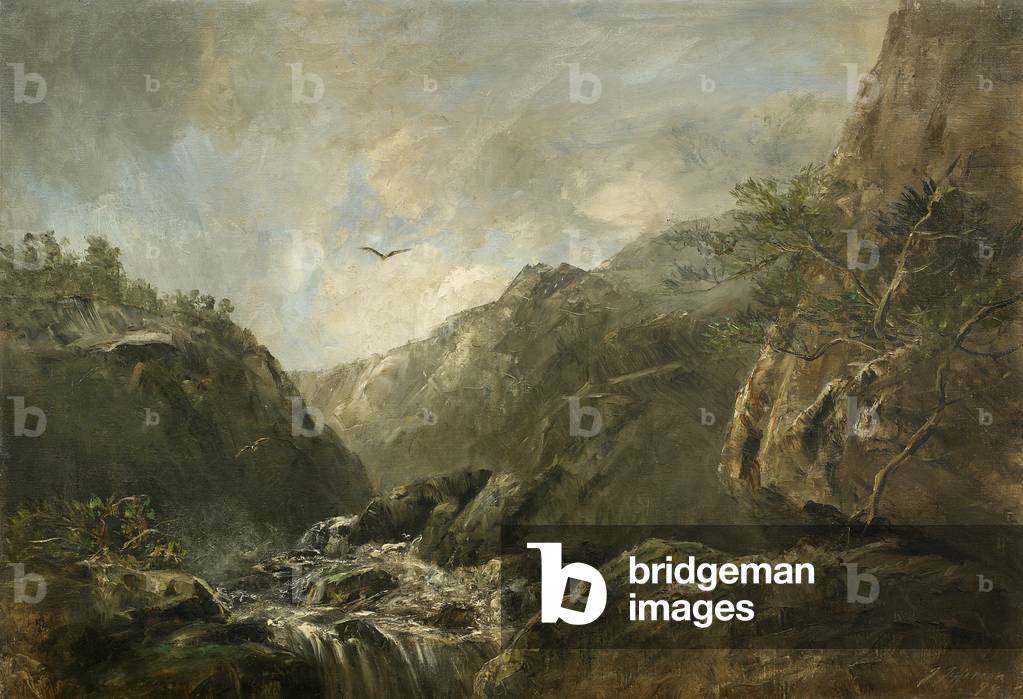 Bild von Gemälde "Der Canyon", 1898 von Joseph Jefferson
