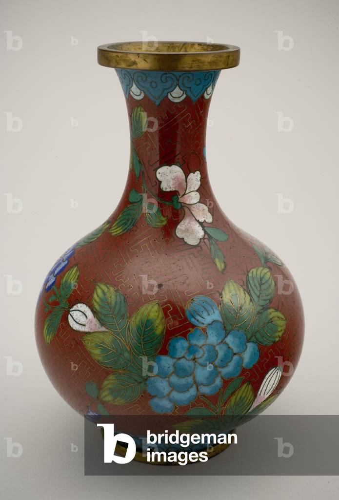 Vase (cloisonne) 20th by Chinese Artist